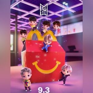 McDonald’s BTS Throwback Edition Tiny Tan Suga